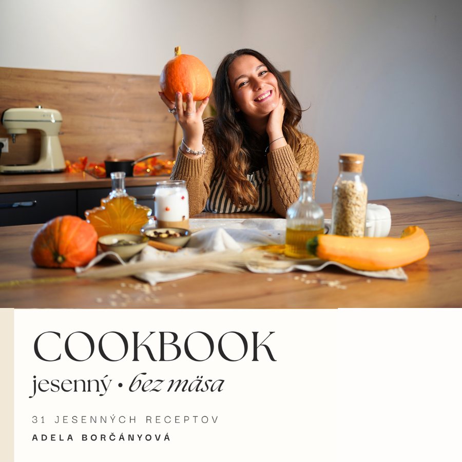 Obal e-booku Cookbook jesenný, bez mäsa – 31 jesenných receptov, Adela Borčányová